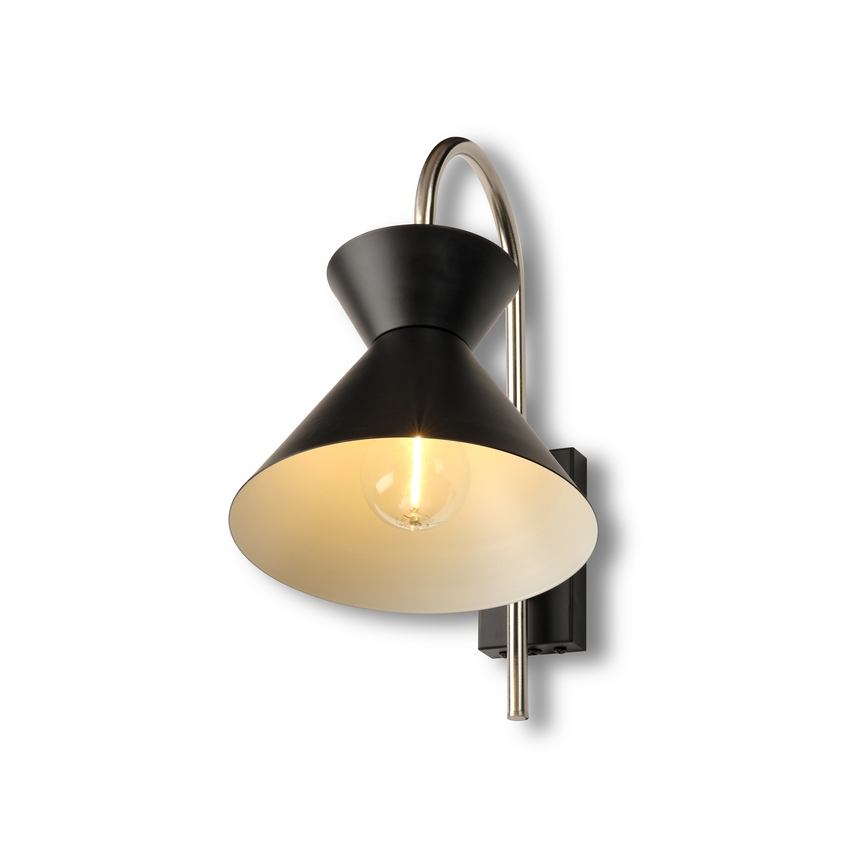 Osram - DECOR WAIST fali lámpa 1xE27/40W/230V fekete