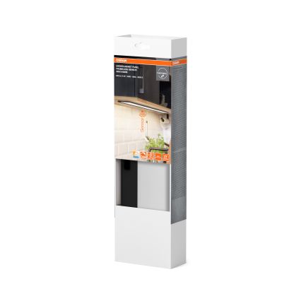 Osram - Fényerőszabályozható pult alatti LED lámpa mozgásérzékelővel UNDERCABINET LED/5W/230V 3000/4000/6500K 10x30 cm fekete