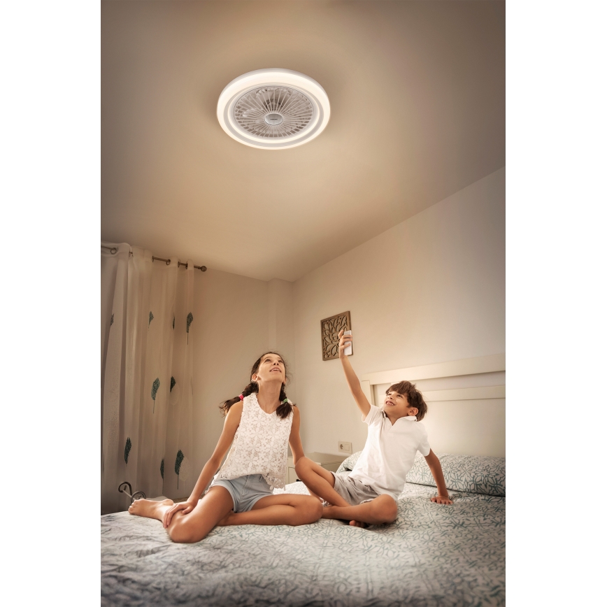 Osram - LED dimmelhető mennyezeti lámpa ventilátorral SOLANO LED/26W/230V 3000/4000/6500K + távirányító