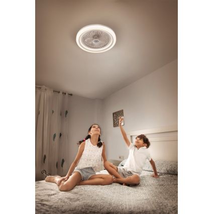 Osram - LED dimmelhető mennyezeti lámpa ventilátorral SOLANO LED/26W/230V 3000/4000/6500K + távirányító