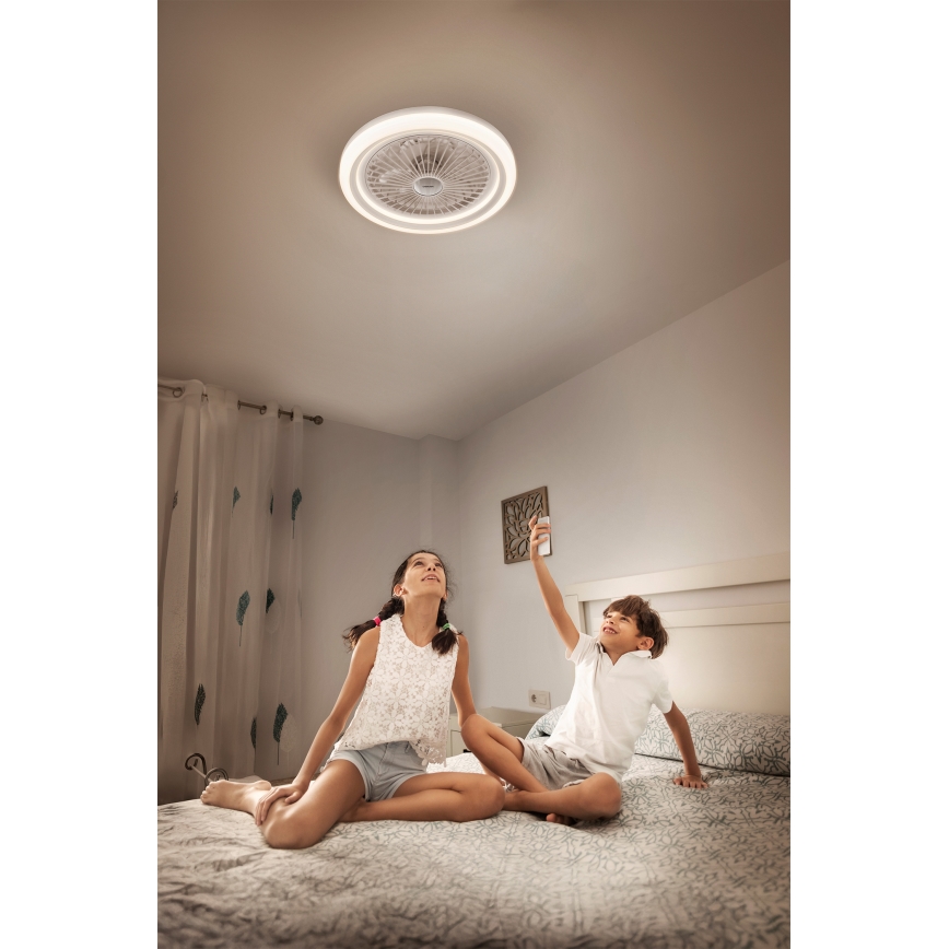 Osram - LED dimmelhető mennyezeti lámpa ventilátorral SOLANO LED/26W/230V 3000/4000/6500K + távirányító