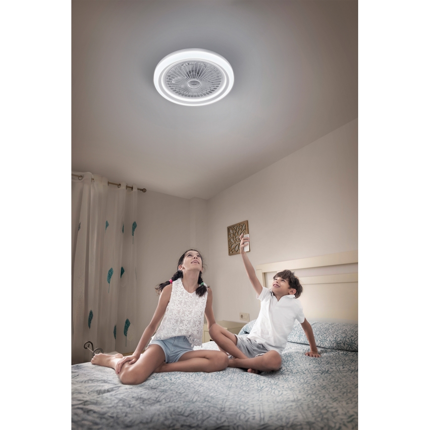 Osram - LED dimmelhető mennyezeti lámpa ventilátorral SOLANO LED/26W/230V 3000/4000/6500K + távirányító
