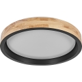 Osram - Dimmelhető LED mennyezeti lámpa MARIANO LED/24W/230V Ø 41 cm tölgy/fekete