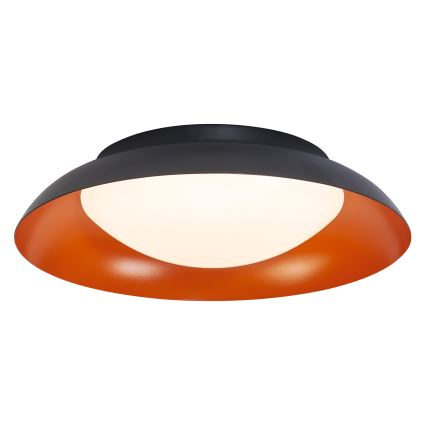 Osram - Fényerőszabályozható LED mennyezeti lámpa ORBIS PLATE LED/19W/230V átm. 31 cm narancssárga/fekete