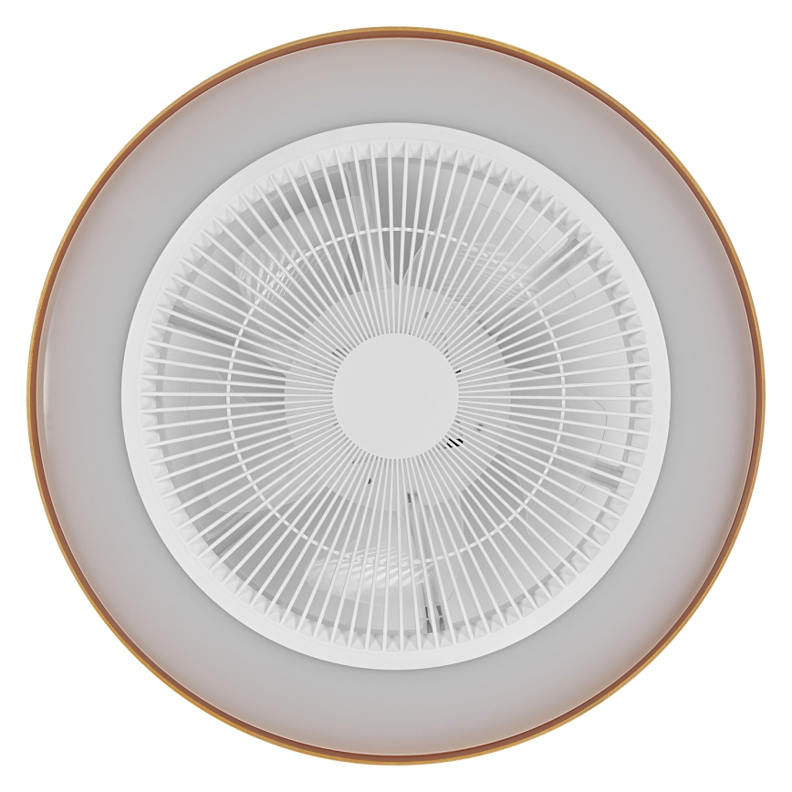 Osram - LED dimmelhető ventilátoros mennyezeti lámpatest CEILING FAN LED/49W/230V 2700-6500K fehér/arany + távirányító