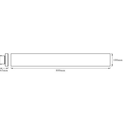 Osram - LED dimmelhető mennyezeti lámpatest SMART+ PLANON LED/27W/230V 80x10 cm 3000-6500K Wi-Fi
