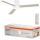 Osram - Dimmelhető LED mennyezeti ventilátor BLADE LED/18W/230V 3000/4000/6000K + távirányító