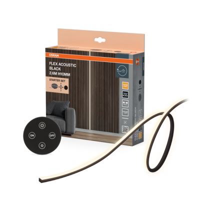 Osram - LED Dimmelhető szalag FLEX ACOUSTIC 2,6m LED/29W/230V + távirányító