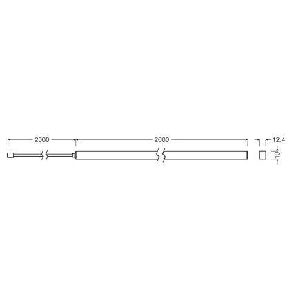 Osram - LED Dimmelhető szalag FLEX ACOUSTIC 2,6m LED/29W/230V + távirányító