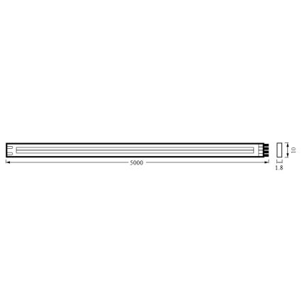 Osram - Dimmelhető LED szalag FLEX COB 5m LED/35W/230V 2700-6500K + távirányító