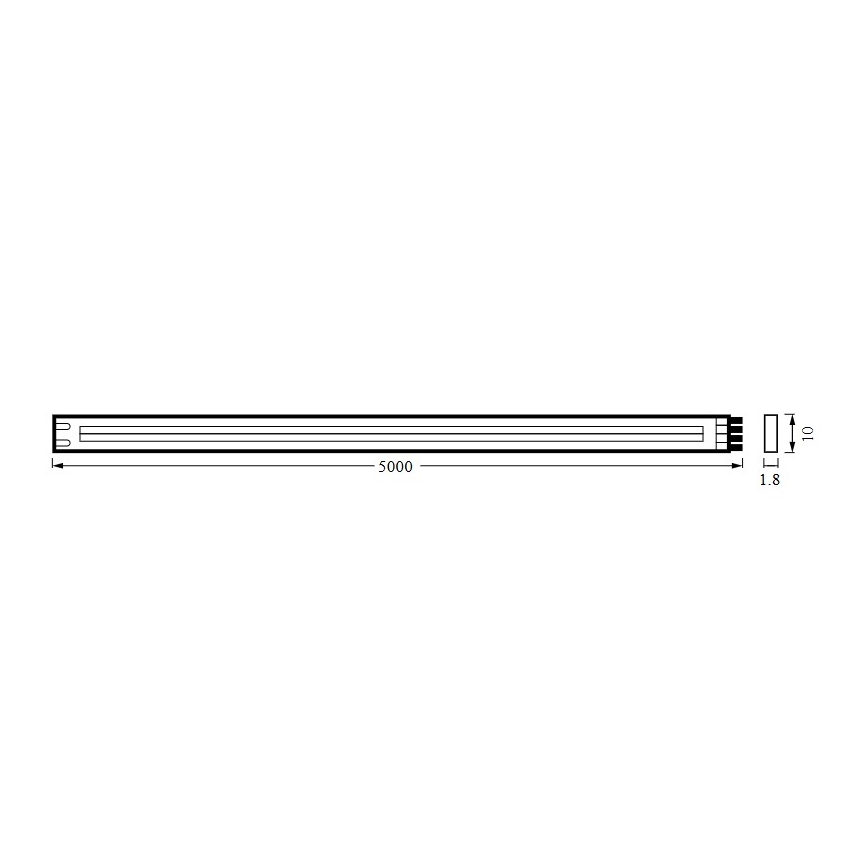 Osram - Dimmelhető LED szalag FLEX COB 5m LED/35W/230V 2700-6500K + távirányító