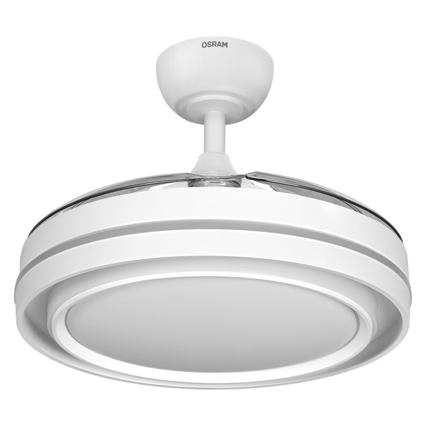 Osram - Fényerőszabályozható mennyezeti lámpa ventilátorral PONIENTE LED/36W/230V 3000/4000/6500K + távirányító