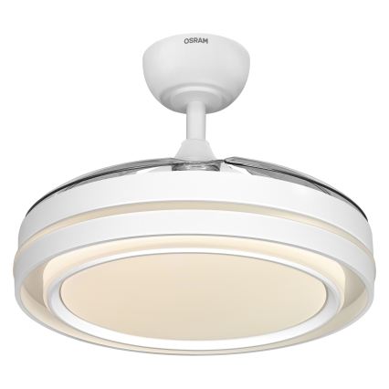 Osram - Fényerőszabályozható mennyezeti lámpa ventilátorral PONIENTE LED/36W/230V 3000/4000/6500K + távirányító