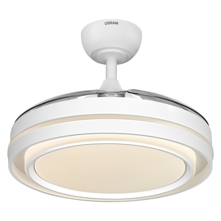 Osram - Fényerőszabályozható mennyezeti lámpa ventilátorral PONIENTE LED/36W/230V 3000/4000/6500K + távirányító