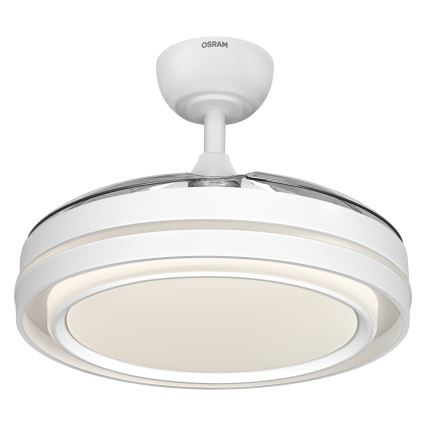 Osram - Fényerőszabályozható mennyezeti lámpa ventilátorral PONIENTE LED/36W/230V 3000/4000/6500K + távirányító