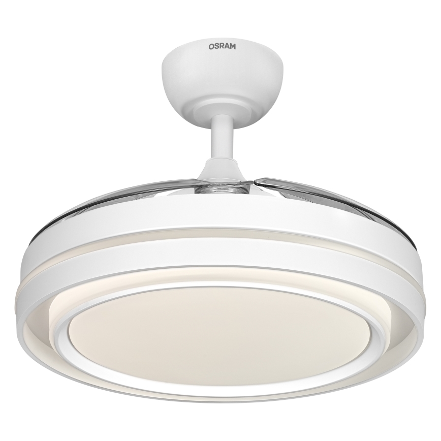 Osram - Fényerőszabályozható mennyezeti lámpa ventilátorral PONIENTE LED/36W/230V 3000/4000/6500K + távirányító