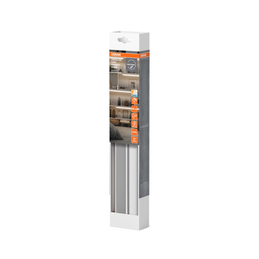 Osram - LED fényerőszabályozható alá szerelhető világítótest LINEAR TURN LED/6W/230V 3000/4000/6500K 35 cm fehér