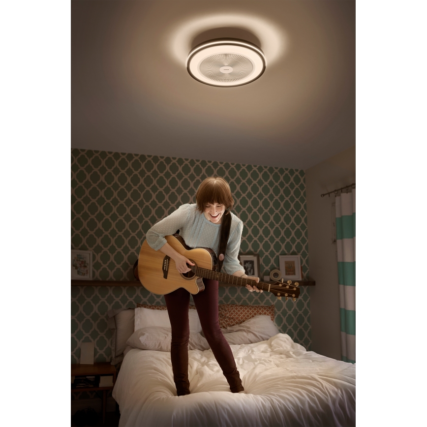 Osram - LED dimmelhető mennyezeti lámpa ventilátorral MURLAN LED/26W/230V 3000-6500K + távirányítóval
