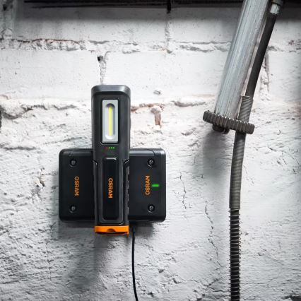 Osram - LED fényerőszabályozható, újratölthető szerelőlámpa LEDINSPECT WIRE-FREE PRO 600 LED/5W/3,7V IP54 2600 mAh