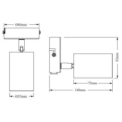 Osram - ELEMENTAL spotlámpa 1xGU10/6W/230V