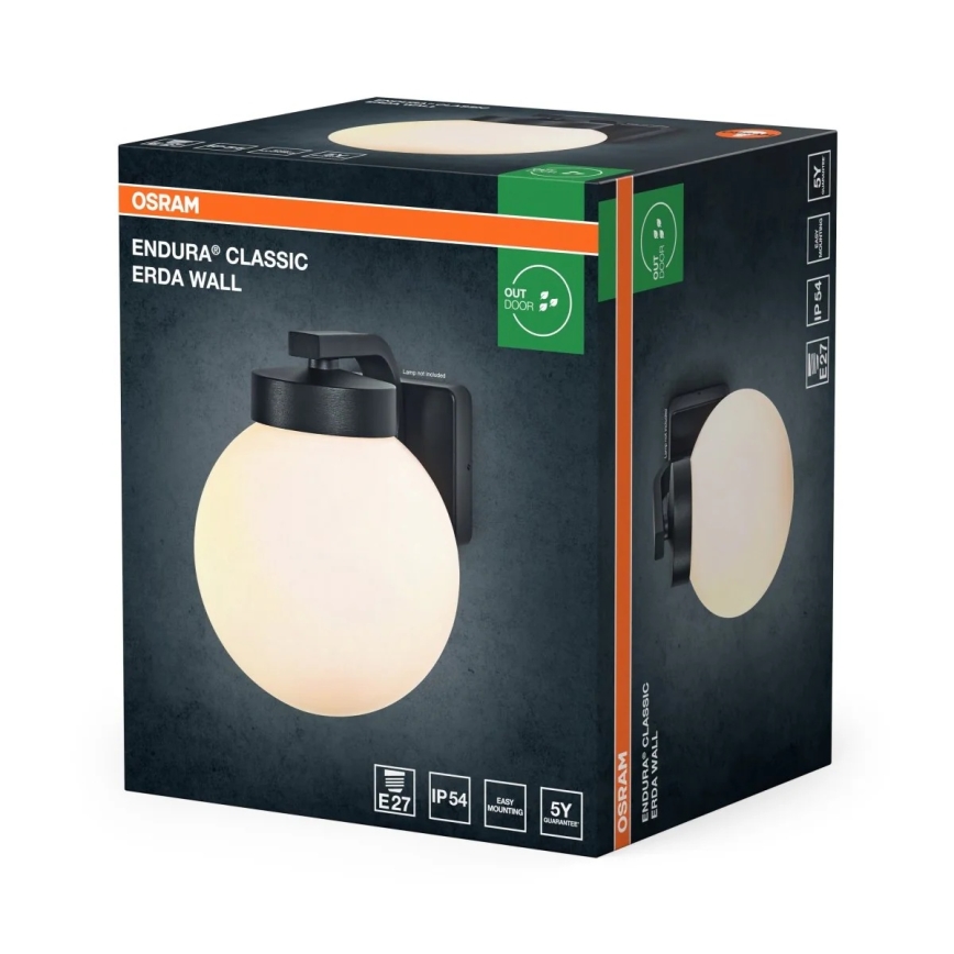 Osram - ENDURA CLASSIC kültéri fali lámpa 1xE27/40W/230V IP54 antracitszürke