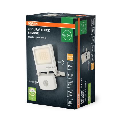 Osram - ENDURA LED reflektor érzékelővel 10W/230V 3000K IP44