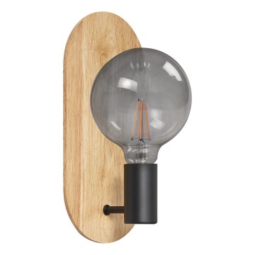 Osram - Fali lámpa DECOR WOOD 1xE27/8W/230V kaucsukfa