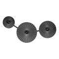 Osram - Fali lámpatest PLISSEE 3xE27/15W/230V antracit