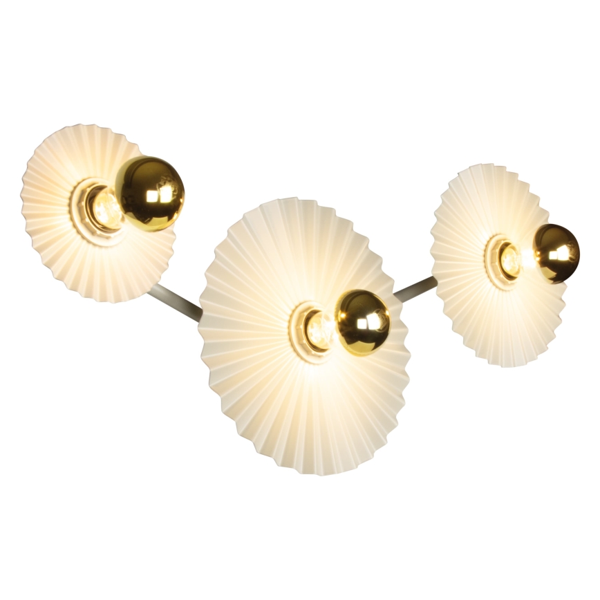 Osram - Fali lámpatest PLISSEE 3xE27/15W/230V krémszínű