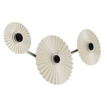 Osram - Fali lámpatest PLISSEE 3xE27/15W/230V krémszínű