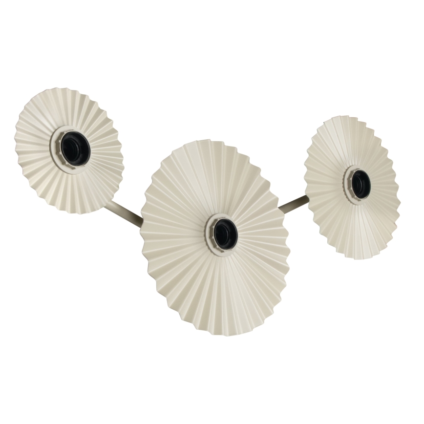Osram - Fali lámpatest PLISSEE 3xE27/15W/230V krémszínű