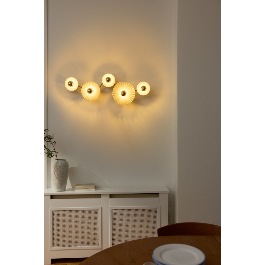 Osram - Fali lámpatest PLISSEE 5xE27/15W/230V antracit