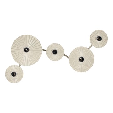 Osram - Fali lámpatest PLISSEE 5xE27/15W/230V krémszínű
