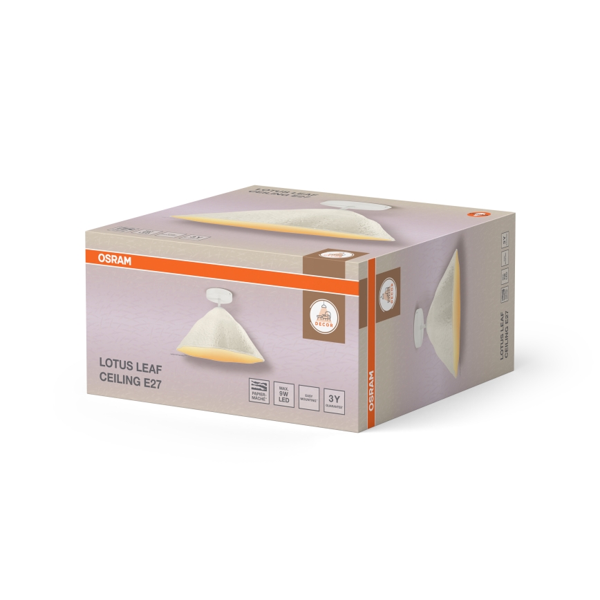 Osram - Felületre szerelhető csillár LOTUS LEAF, 1xE27/9W/230V, Ø 39,6 cm