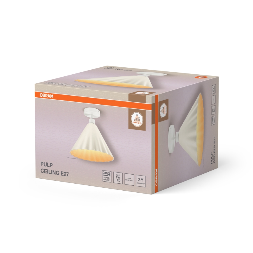 Osram - Felületre szerelhető csillár PULP 1xE27/9W/230V Ø 31 cm