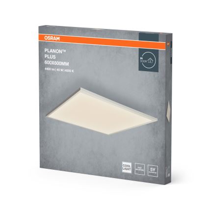 Osram - felületre szerelt PLANON LED panel 40W/230V 4000K 60x60 cm fehér