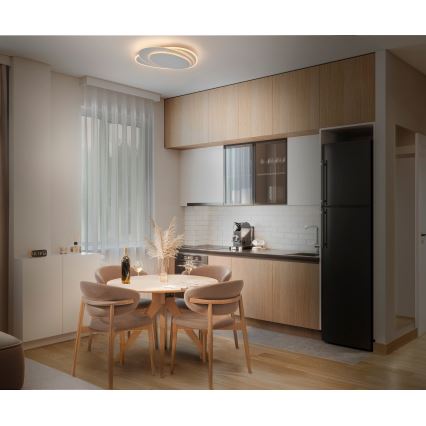 Osram - Dimmelhető LED mennyezeti lámpatest ORBIS LAYERS LED/50W/230V 2600-6000K 36x49 cm fehér + távirányító