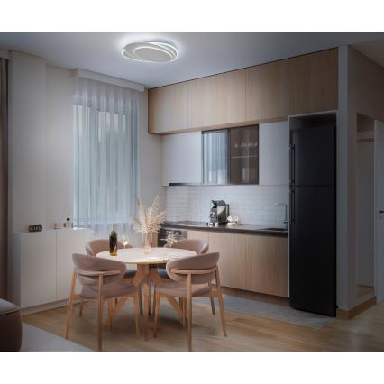 Osram - Dimmelhető LED mennyezeti lámpatest ORBIS LAYERS LED/50W/230V 2600-6000K 36x49 cm fehér + távirányító