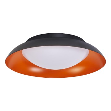 Osram - Fényerőszabályozható LED mennyezeti lámpa ORBIS PLATE LED/19W/230V átm. 31 cm narancssárga/fekete
