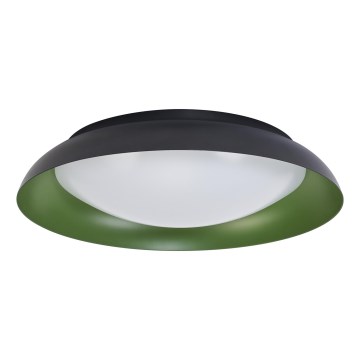 Osram - Fényerőszabályozható LED mennyezeti lámpa ORBIS PLATE LED/45W/230V Ø 48 cm zöld/fekete