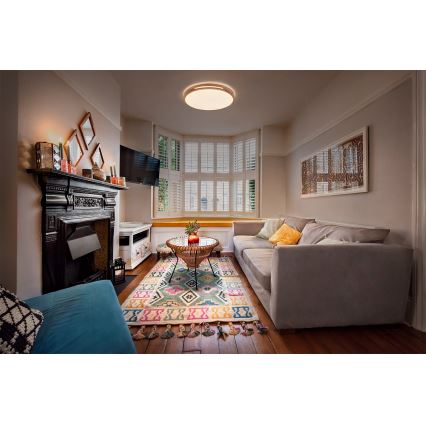 Osram - Fényerőszabályozható LED mennyezeti lámpa ORBIS WOODBURRY LED/36W/230V átm. 50 cm