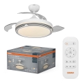 Osram - Fényerőszabályozható LED mennyezeti lámpa ventilátorral LEVECHE LED/36W/230V 3000/4000/6500K + távirányító