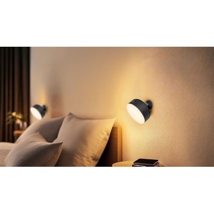 Osram - Fényerőszabályozható, újratölthető 3 az 1-ben asztali lámpa DECOR HELPER LED/1,8W/5V fekete