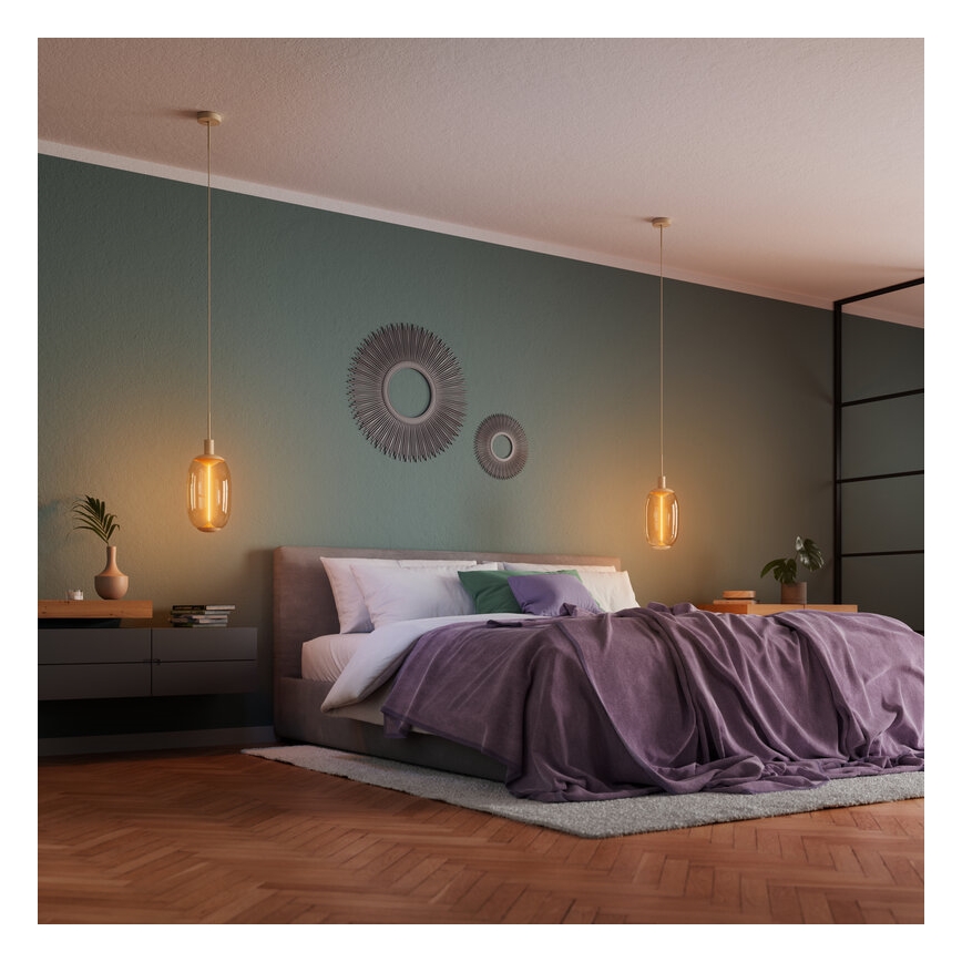 Osram - Hálózati kábel PENDULUM NEEDLE 1xE27/15W/230V bézs