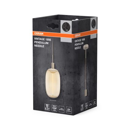 Osram - Hálózati kábel PENDULUM NEEDLE 1xE27/15W/230V bézs