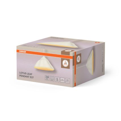 Osram - Kábelcsillár LOTUS LEAF 1xE27/9W/230V átm. 39,6 cm