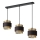 Osram - Kábeles csillár DECOR HORNET 3xE27/10W/230V fekete/arany