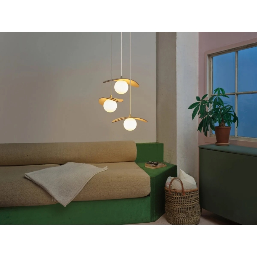 Osram - Kábeles csillár DECOR PEARL 3xG9/5W/230V bézs