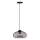 Osram - Kábeles csillár DECOR SMOKE 1xE27/12W/230V átm. 28 cm fekete/füstszürke