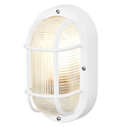 Osram - Kültéri fali lámpa BULKHEAD 1xE27/10W/230V IP54 fehér